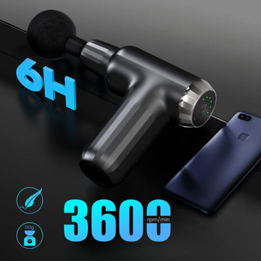 Powerful Muscle Massage Gun FH-820 with 4 Heads