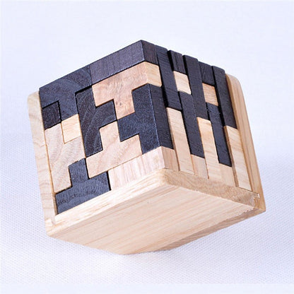 Creative 3D Luban Interlocking Wooden Puzzle – Educational Toy for Early Learning