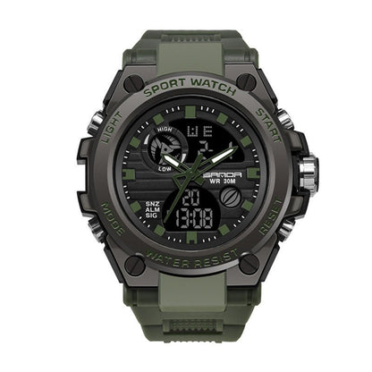 Outdoor Sports Dual Display Multi-Kinetic Energy Electronic Watch