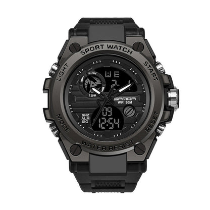 Outdoor Sports Dual Display Multi-Kinetic Energy Electronic Watch