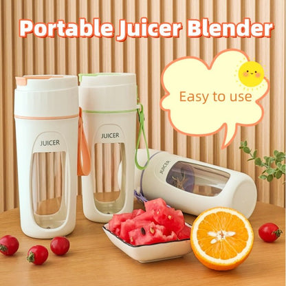 Portable USB Rechargeable Blender – Travel Juicer Cup & Easy to Use